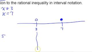 0217W   Day 11   Test A   #17   Solving a Rational Inequality