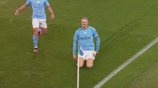 Haaland Knee Slide Upscale Clip 4K 60Fps