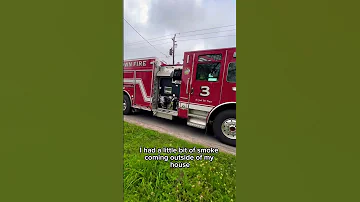 A Neighbor called the Fire Department! #firedepartment #firetruck #911 #firewood #business