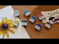 SciArt & Chill : Swatching New Selah Paints & Yellow Flowers