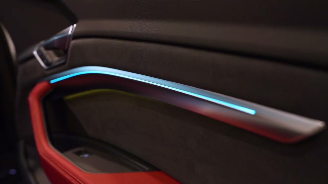 2022 Audi etron Ambient Lighting YouTube