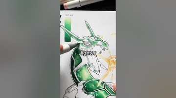 How to BLEND Markers… ✍🏻🐉 #arttutorial