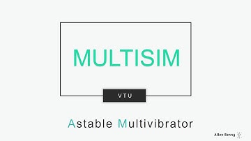 Multisim Simulation of Astable Multivibrator ( V.T.U )