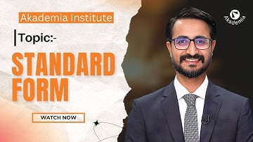 STANDARD FORM O LEVELS MATHS |O LEVELS 4024| |IGCSE 0580|