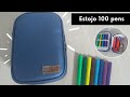 Estojo 100 pens - passo a passo