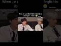 Jin explaining whats FART call in ENGLISH 🤣 #jin #bts #viral