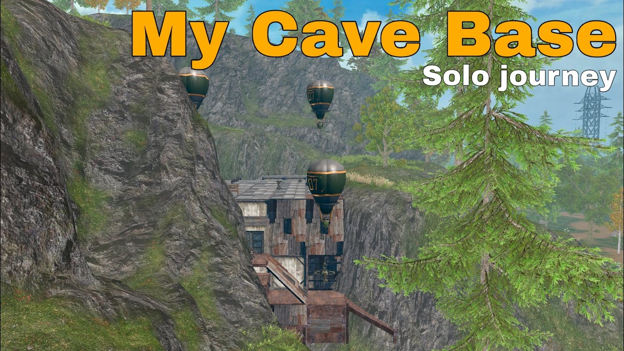 Solo Player Living in The Cave house - Last island of survival 