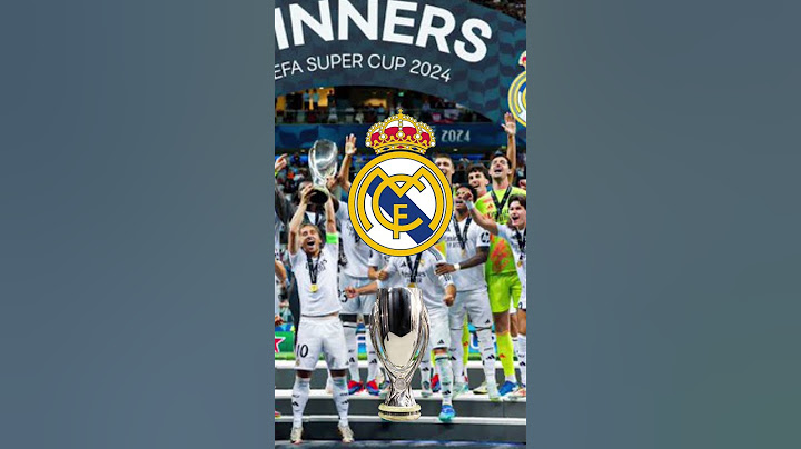 ريال مدريد اكثر فريق حصل على كاس السوبر الاوروبى 2024 #السوبر_الاوروبي #ريال_مدريد