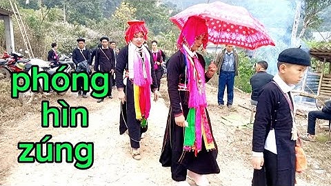 phần Cuối ay phóng hìn zúng. hát đối đáp trong lễ cưới Dao Tuyển, tại làng đọng Cốc Đào xã bảo nhai