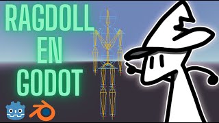COMO HACER UN RAGDOLL EN GODOT 4!!! - Explicado desde Blender hasta Godot en 6 minutos - MAGODOT -