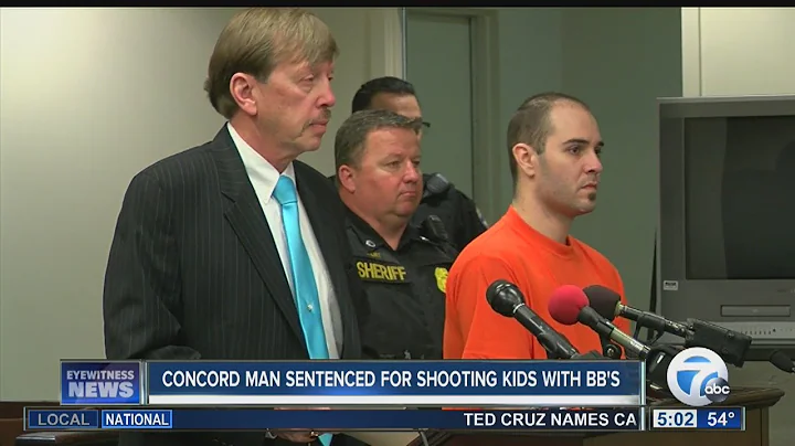 Concord man sentenced for shooting kids with BB gun