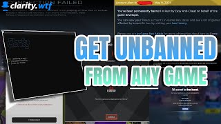 How To Get UNBANNED From ANY GAME With the BEST HWID SPOOFER! | Clarity Spoofer screenshot 3