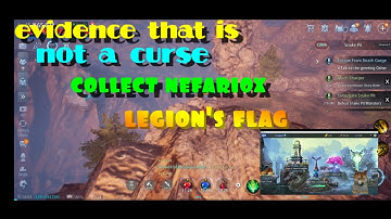 EVIDENCE THAT IS NOT A CURSE" COLLECT NEFARIOX LEGION FLAG" MIR4 MISSION 2022