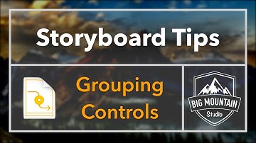 Storyboard Tips - Grouping Controls (iOS, Xcode)