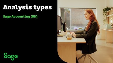 Sage Accounting (UK)- Analysis types