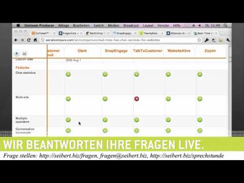 Vergleich von Live-Chat-Lösungen für Websites Vergleich von Live-Chat-Lösungen für Websites