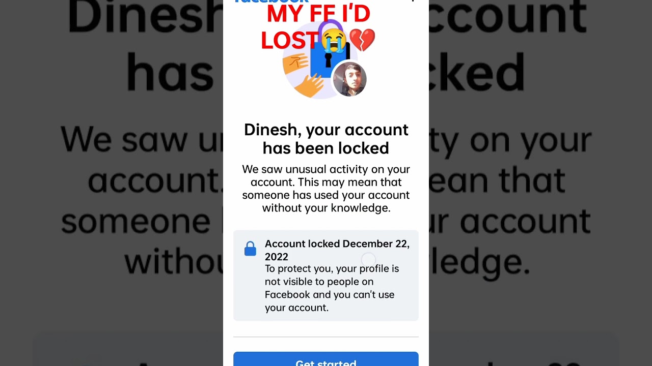 MERI FREE FIRE ID FACEBOOK KI THI LEKIN AB BLOCK HO GYA MENE TRY KIYA UNBLOCK KARNE KA NHI HUA 💔😭