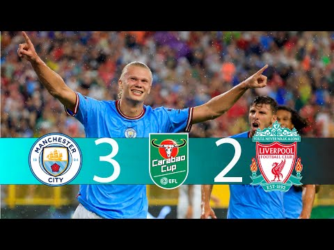 Manchester City – Liverpool 3-2 – 1/8 Final League Cup 2023 – All Goals and Highlights.