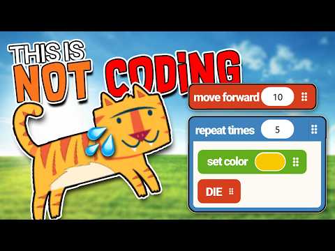 I Made a Game in Hopscotch and lost my mind (scratch jr. ripoff)
