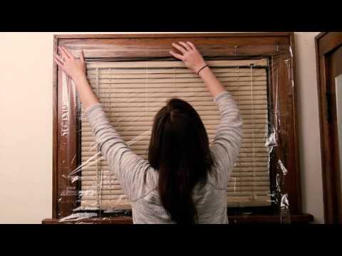How To Put Plastic On Your Windows - with Window Sills - HOW TO DO?