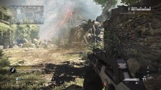 Slide in the action of call of duty ghost