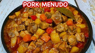 Delicious Pork Menudo Made Easy With Oyster Sauce | Pinoy Simple Cooking At Its Finest