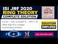 ISI 2020 Ring Theory Solution|| Unique factorisation domain simplified