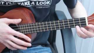 I wanna be like you ukulele tutorial (Disney, Jungle Book)
