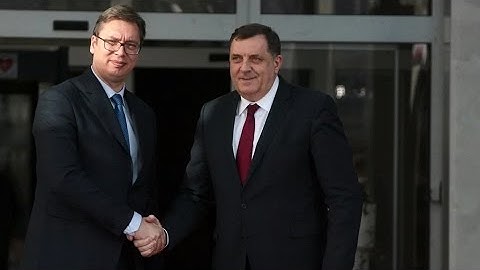 Dodik i Vučić na sastanku u Istočnom Sarajevu