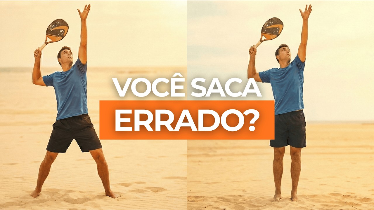 COMO MELHORAR O SAQUE NO BEACH TENNIS — Técnica de Pernas Foot-Up e Foot-Back
