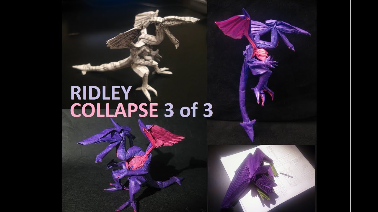 Ridley (Collapse 3 of 3) Tim Rickman Origami Tutorial - YouTube