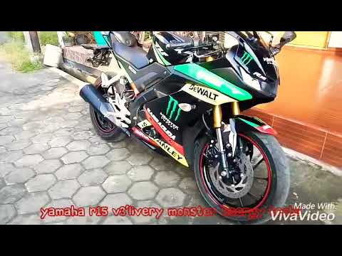 yamaha r15 v3 monster energy edition
