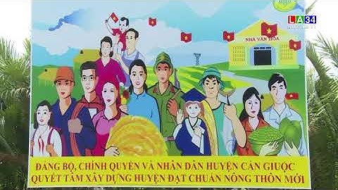 Long An phấn đấu đến năm 2030 có 100% xã đạt chuẩn nông thôn mới I LONG AN TV