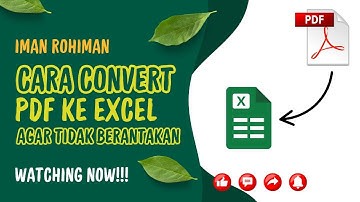 Cara convert pdf ke excel agar tidak berantakan | Pdf to excel
