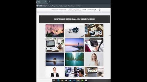 How to create responsive image gallery #htmlcss #shorts