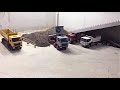 rc trucks 12 wheels with 6 wheels / rc trucks unload sand inside rc construction site