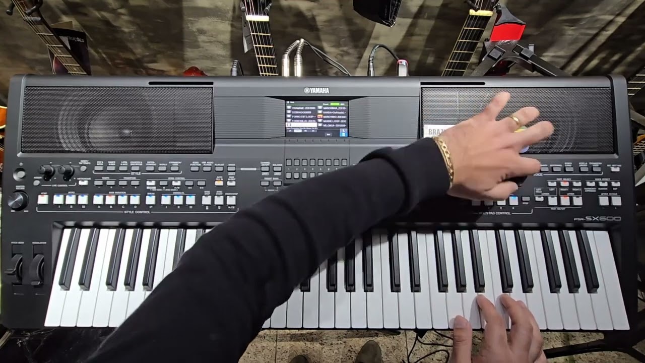 YAMAHA SX600 - RITMOS DO SUL - SOM MIX - PSR SX 600 PROGRAMADO