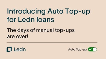 How To Turn On Auto Top-up For Your Ledn Loans