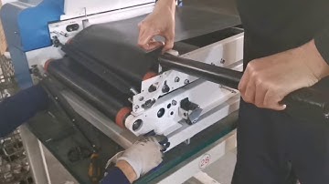belt Changing for EA-200 fusing machine