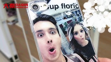 iPhone 7 personalized mobile case with your own picture made by DAQIN mobile case machine