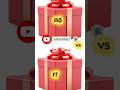 aa vs rr 😍 CHOICE YOUR GIFT BOX 🎁 #shortvideo #vairalshort #trendingshorts #viralvideo