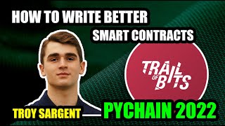 How to Write Better Smart Contracts By Checking Them With Slither | PyChain 2022 screenshot 2