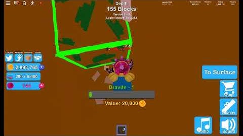 What does Dravite look like on Mining Simulator?Roblox