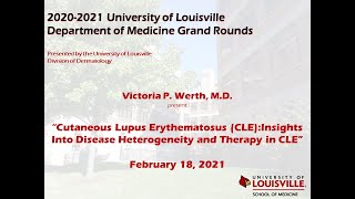 UofL Dept. of Medicine Grand Rounds: Dr. Victoria Werth Best Treatments For Lupus Dr Victoria Werth