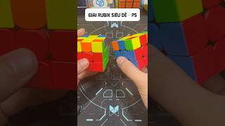 Cách Giải Rubik 3x3 Siêu Dễ P5 - giải các cạnh mặt vàng #huongdangiairubik3x3 #tutorial #GANCUBE