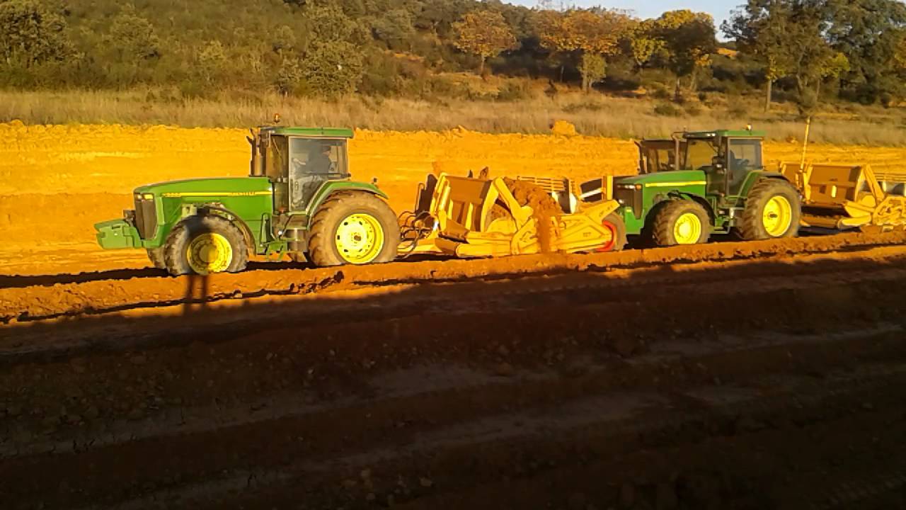 Tractores con traillas