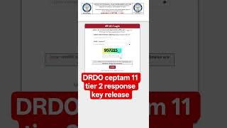DRDO ceptam 11 tier 2 response key release #drdoceptam11 #job #mechanicalengineering