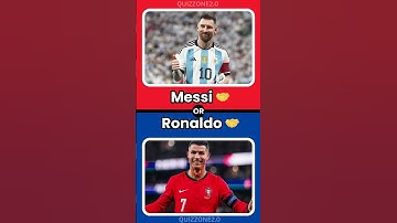 Would you rather to meet Ronaldo or Messi? | Quiz| #ronaldo #messi