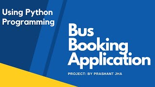 # Bus Booking Application mini project using python programming screenshot 5