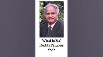 What is Raj Reddy famous for? Who is the father of AI in India?